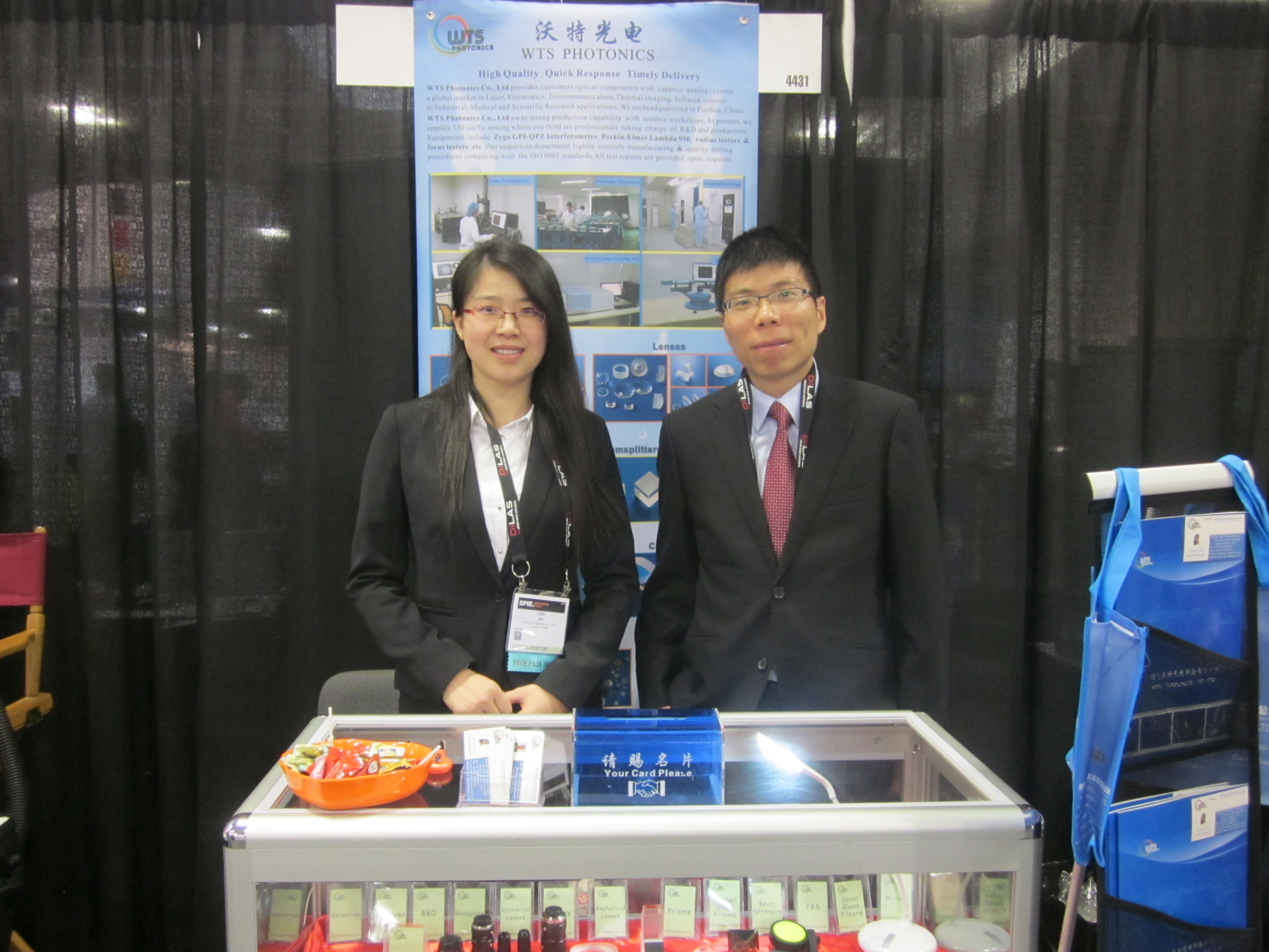 WTS Photonics успешно приняла участие в выставке PHOTONIS WEST 2016